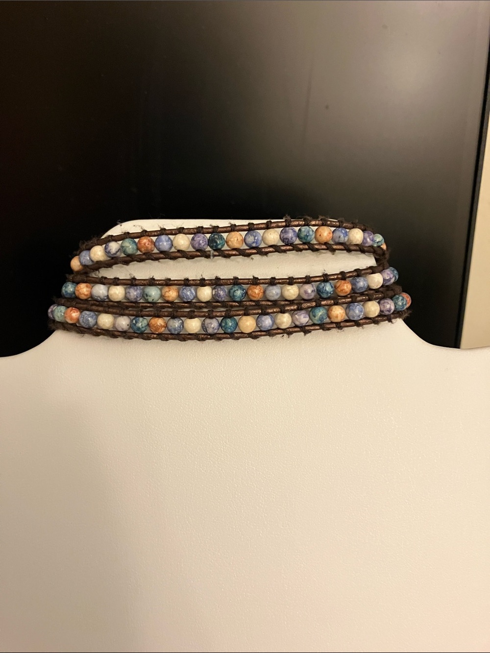 Coldwater Creek Multicolor Beaded Wrap Bracelet